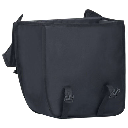 93253 vidaXL Single Bicycle Bag for Pannier Rack Waterproof 21 L Black
