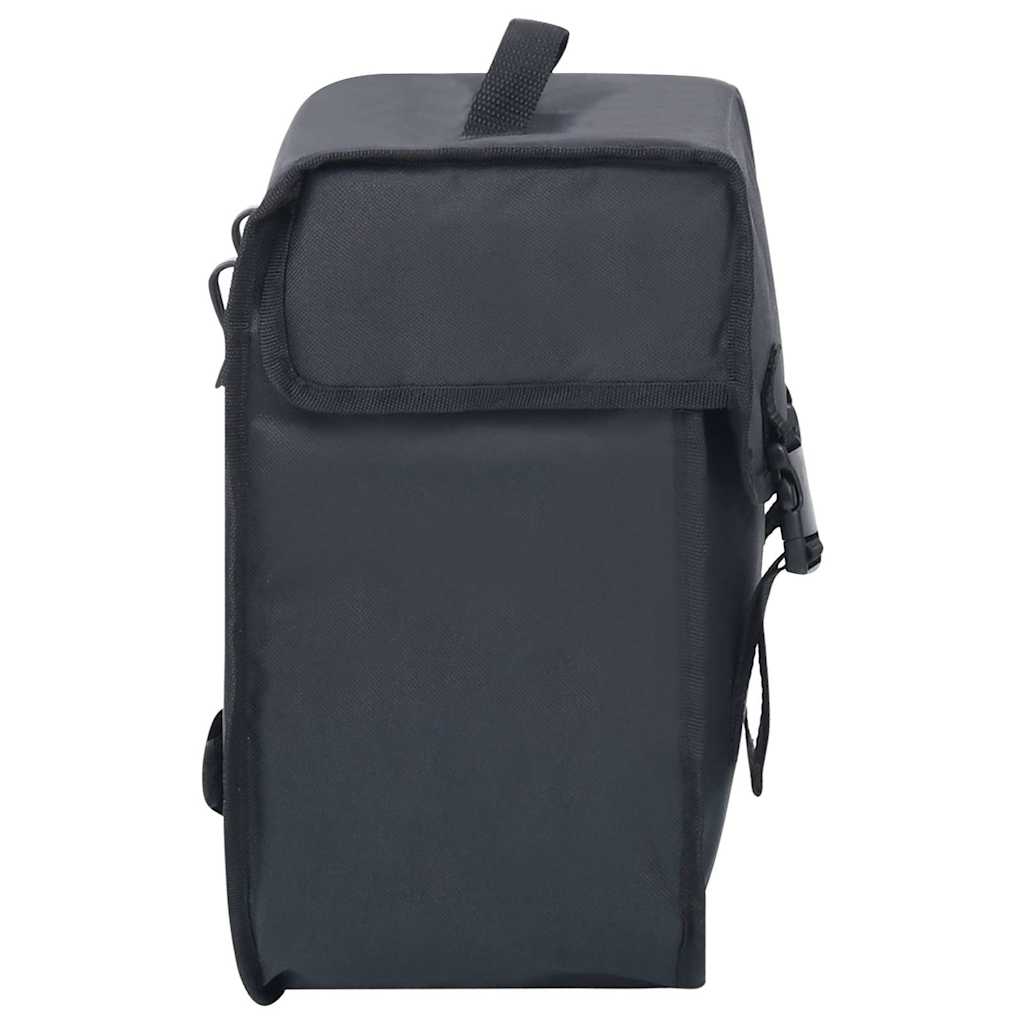 93253 vidaXL Single Bicycle Bag for Pannier Rack Waterproof 21 L Black