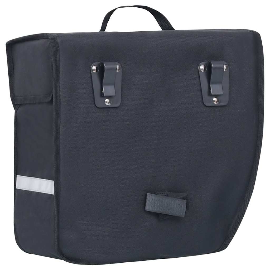 93253 vidaXL Single Bicycle Bag for Pannier Rack Waterproof 21 L Black