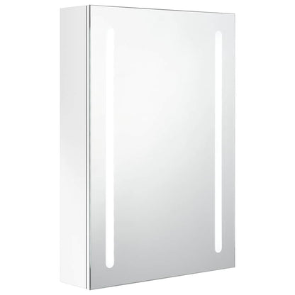 326501 vidaXL LED Bathroom Mirror Cabinet Shining White 50x13x70 cm