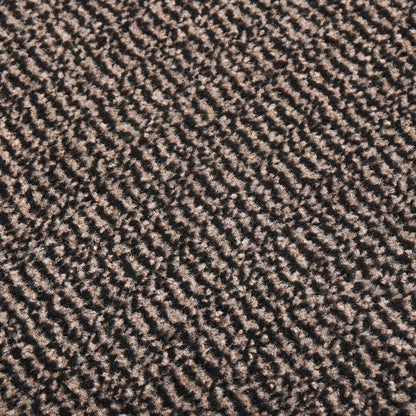 vidaXL Doormat | Dark Brown | Polypropylene, Rubber | 60 x 90 cm | Non-slip