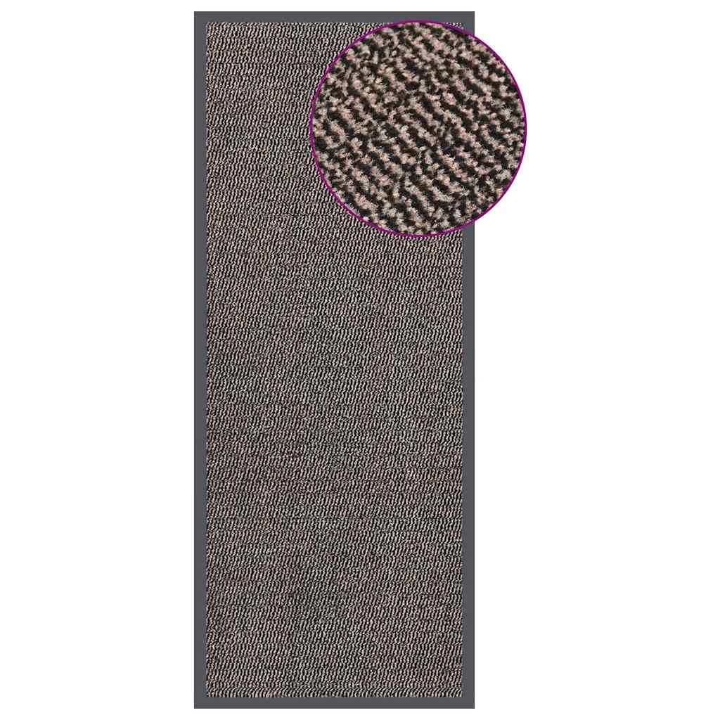 vidaXL Doormat | Dark Brown | Polypropylene, Rubber | 60 x 150 cm | Doormat