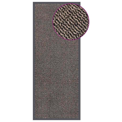 vidaXL Doormat | Dark Brown | Polypropylene, Rubber | 60 x 150 cm | Doormat