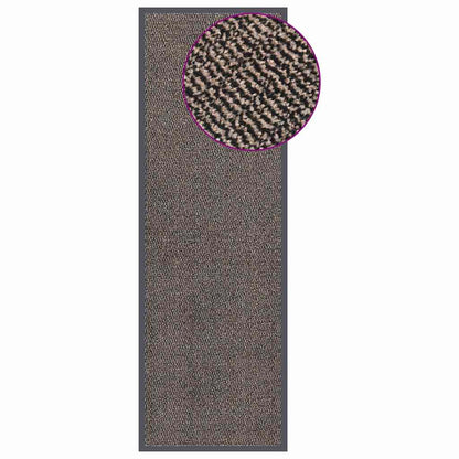 326939 vidaXL Doormat Tufted 60x180 cm Dark Brown