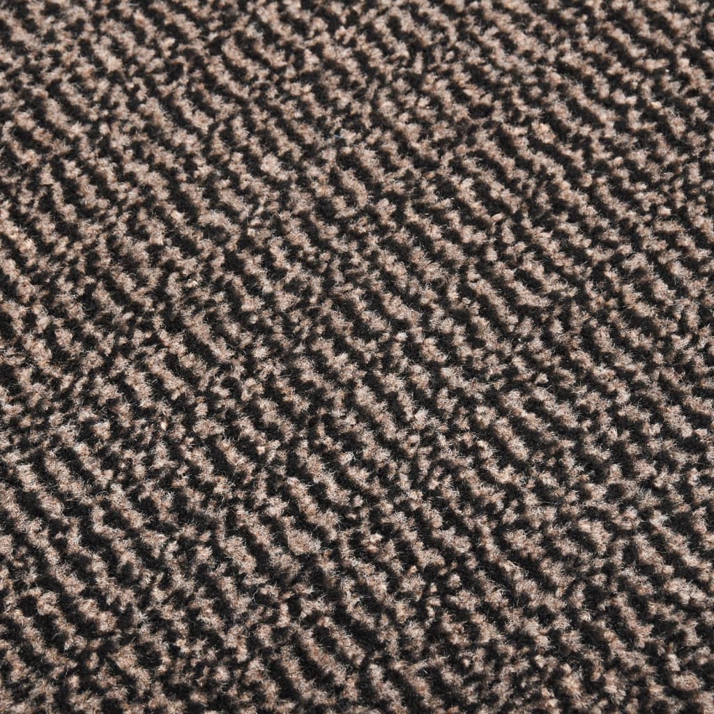 vidaXL Doormat Tufted 60x180 cm Dark Brown