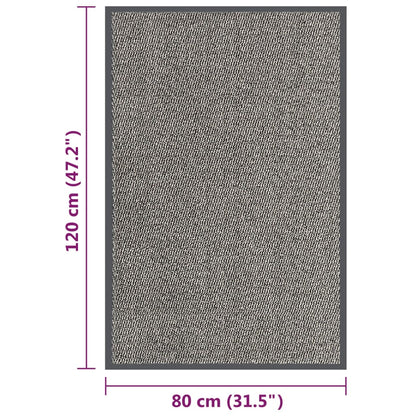 vidaXL Doormat Tufted 80x120 cm Light Brown