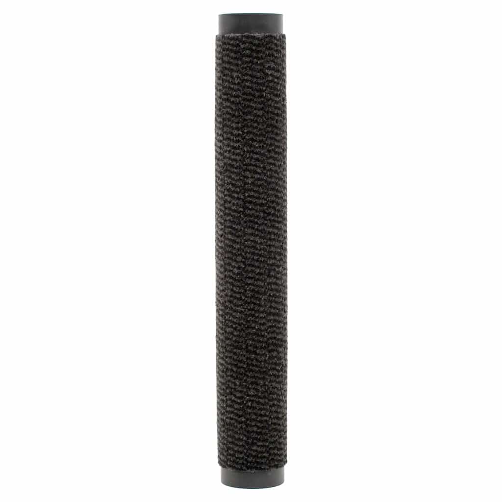 vidaXL Doormat Tufted 60x150 cm Black