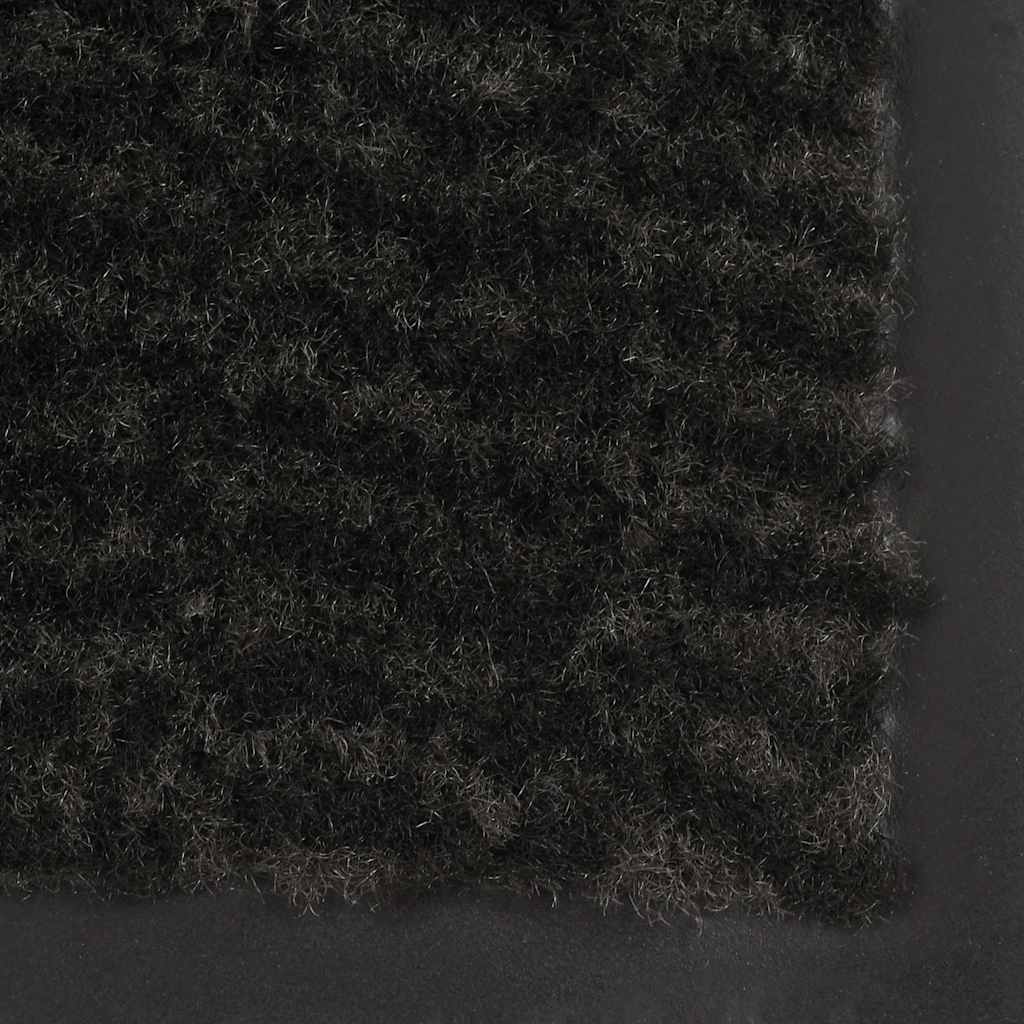 vidaXL Doormat Tufted 60x150 cm Black