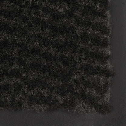 vidaXL Doormat Tufted 60x180 cm Black