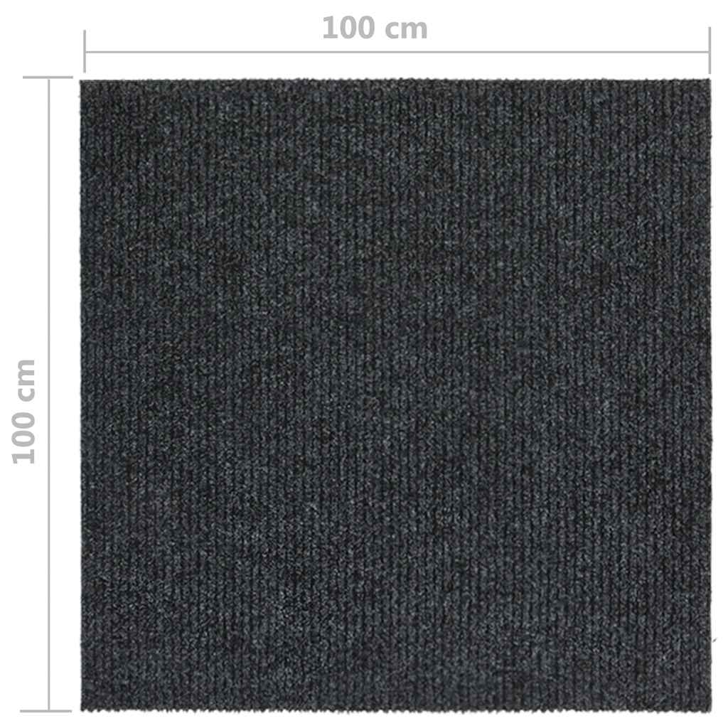 vidaXL Carpet Runner | Anthracite | 70% Polypropylene, 30% Polyester