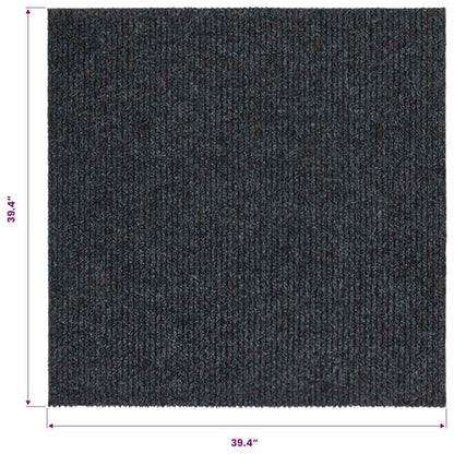 vidaXL Dirt Trapper Carpet Runner 100x100 cm Anthracite