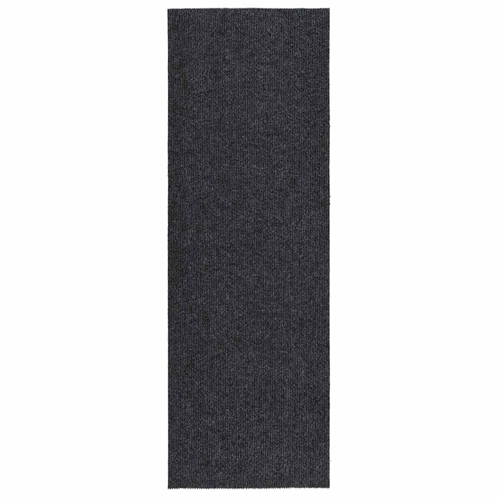 vidaXL Carpet Runner | Anthracite | 70% PP, 30% PES | 100 x 300 cm | Non-slip