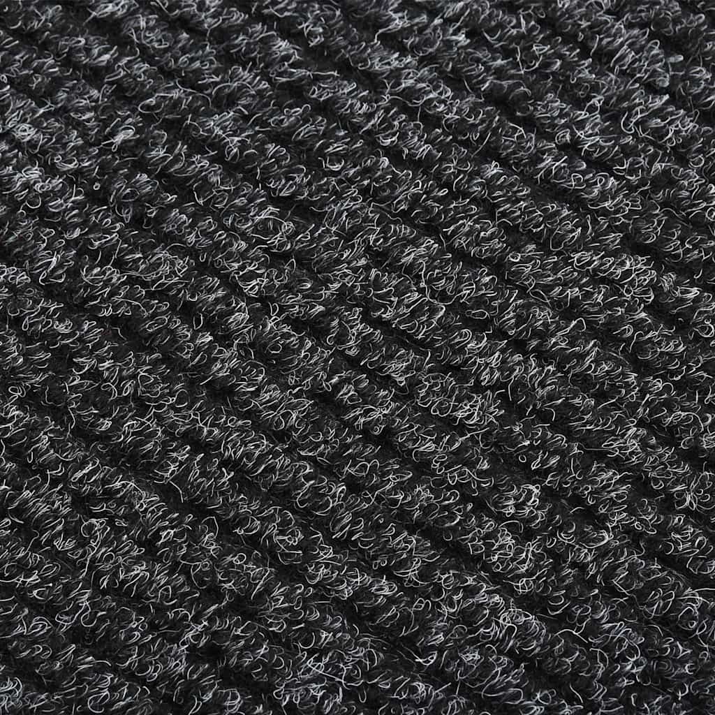 vidaXL Carpet Runner | Anthracite | 70% PP, 30% PES | 100 x 300 cm | Non-slip