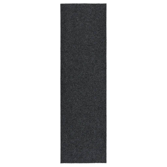 vidaXL Carpet Runner | Anthracite | 70% Polypropylene, 30% Polyester | Large