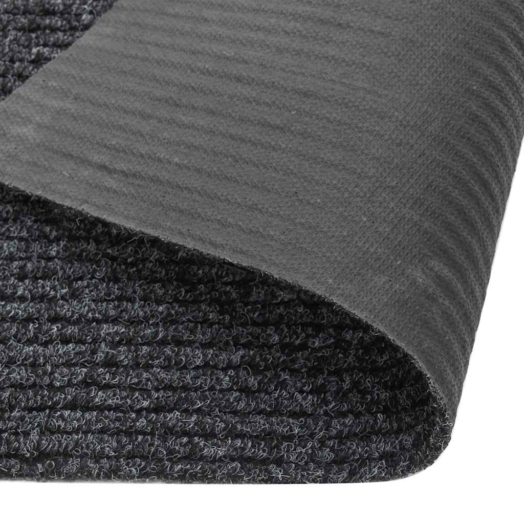 vidaXL Carpet Runner | Anthracite | 70% Polypropylene, 30% Polyester