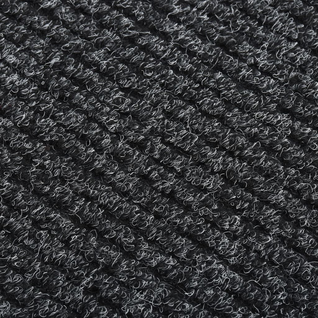 vidaXL Dirt Trapper Carpet Runner 100x450 cm Anthracite