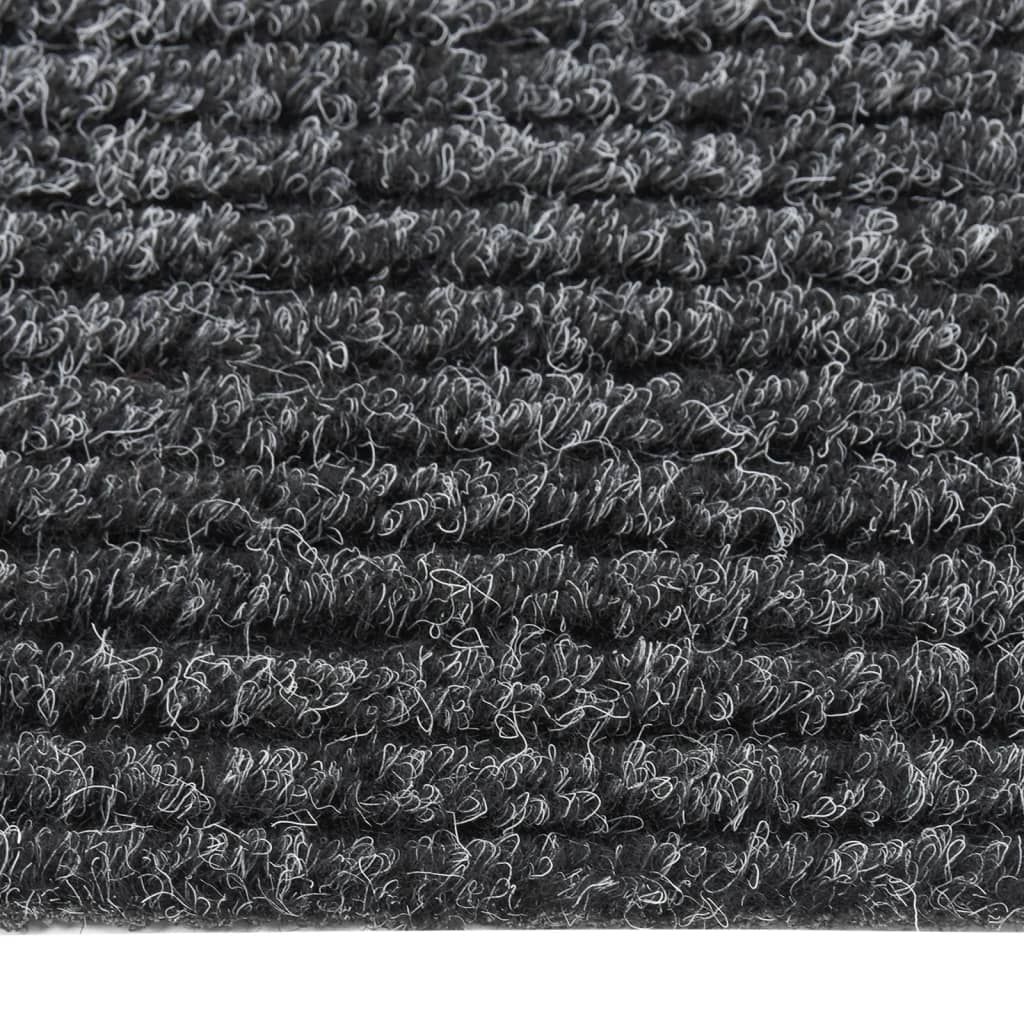 vidaXL Dirt Trapper Carpet Runner 100x450 cm Anthracite