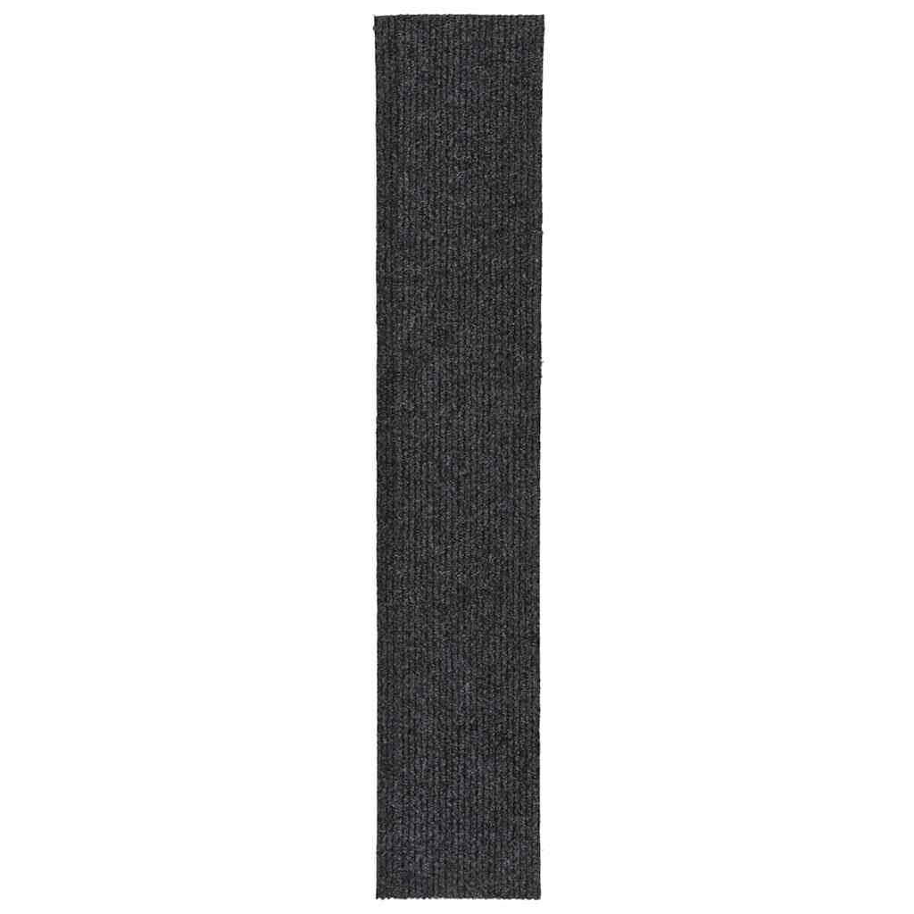 vidaXL Carpet Runner | Anthracite | 70% PP, 30% PES | 100x500 cm | Non-slip
