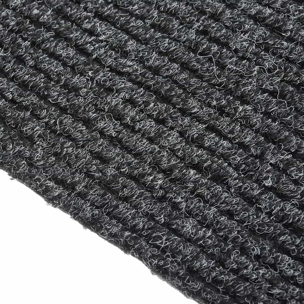 vidaXL Carpet Runner | Anthracite | 70% PP, 30% PES | 100x500 cm | Non-slip