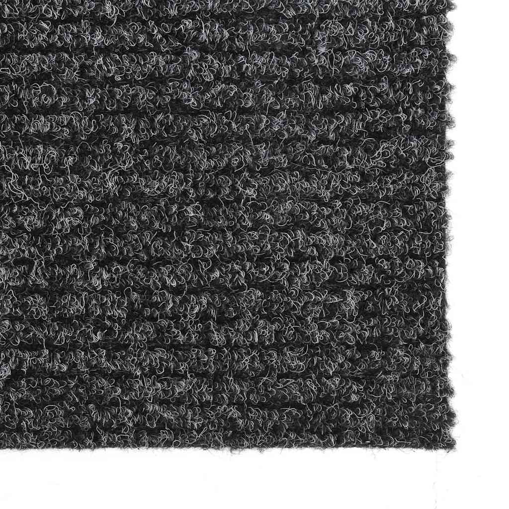 vidaXL Carpet Runner | Anthracite | 70% PP, 30% PES | 100x500 cm | Non-slip