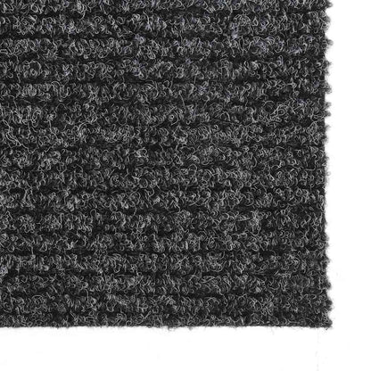 vidaXL Carpet Runner | Anthracite | 70% PP, 30% PES | 100x500 cm | Non-slip