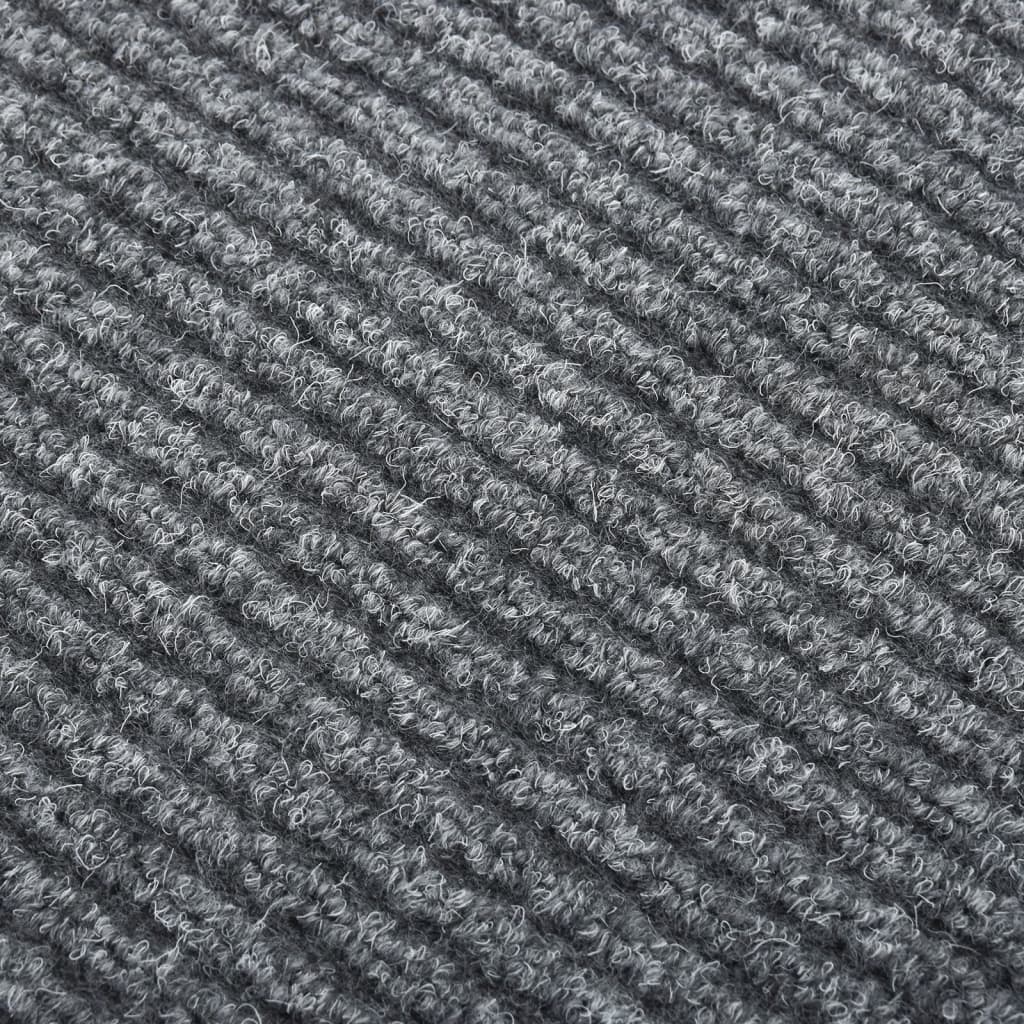 vidaXL Dirt Trapper Carpet Runner 100x100 cm Grey