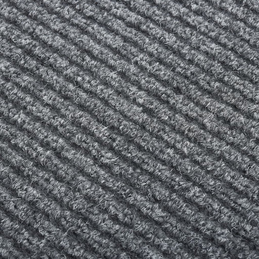 vidaXL Dirt Trapper Carpet Runner 100x100 cm Grey