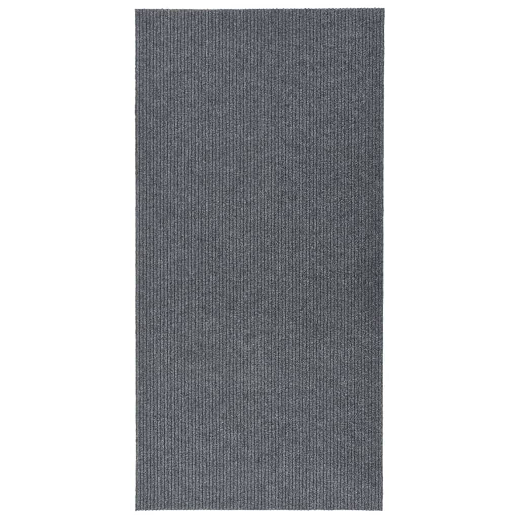 vidaXL Carpet Runner | Grey | 70% Polypropylene, 30% Polyester | 100 x 200 cm