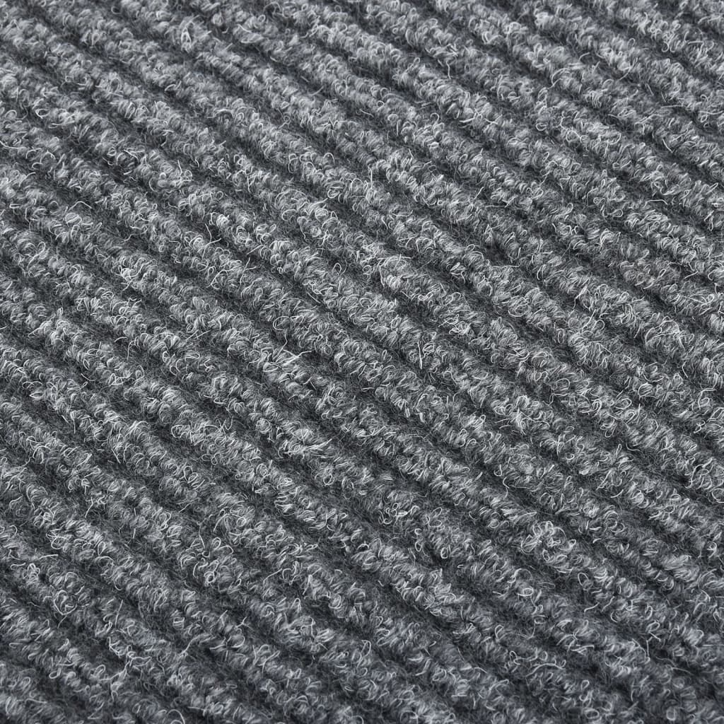 vidaXL Carpet Runner | Grey | 70% Polypropylene, 30% Polyester | 100 x 200 cm