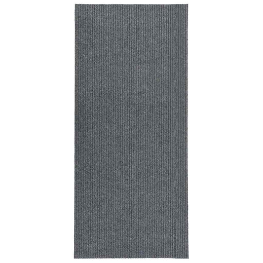 vidaXL Carpet Runner | Grey | 70% Polypropylene, 30% Polyester | 100 x 250 cm