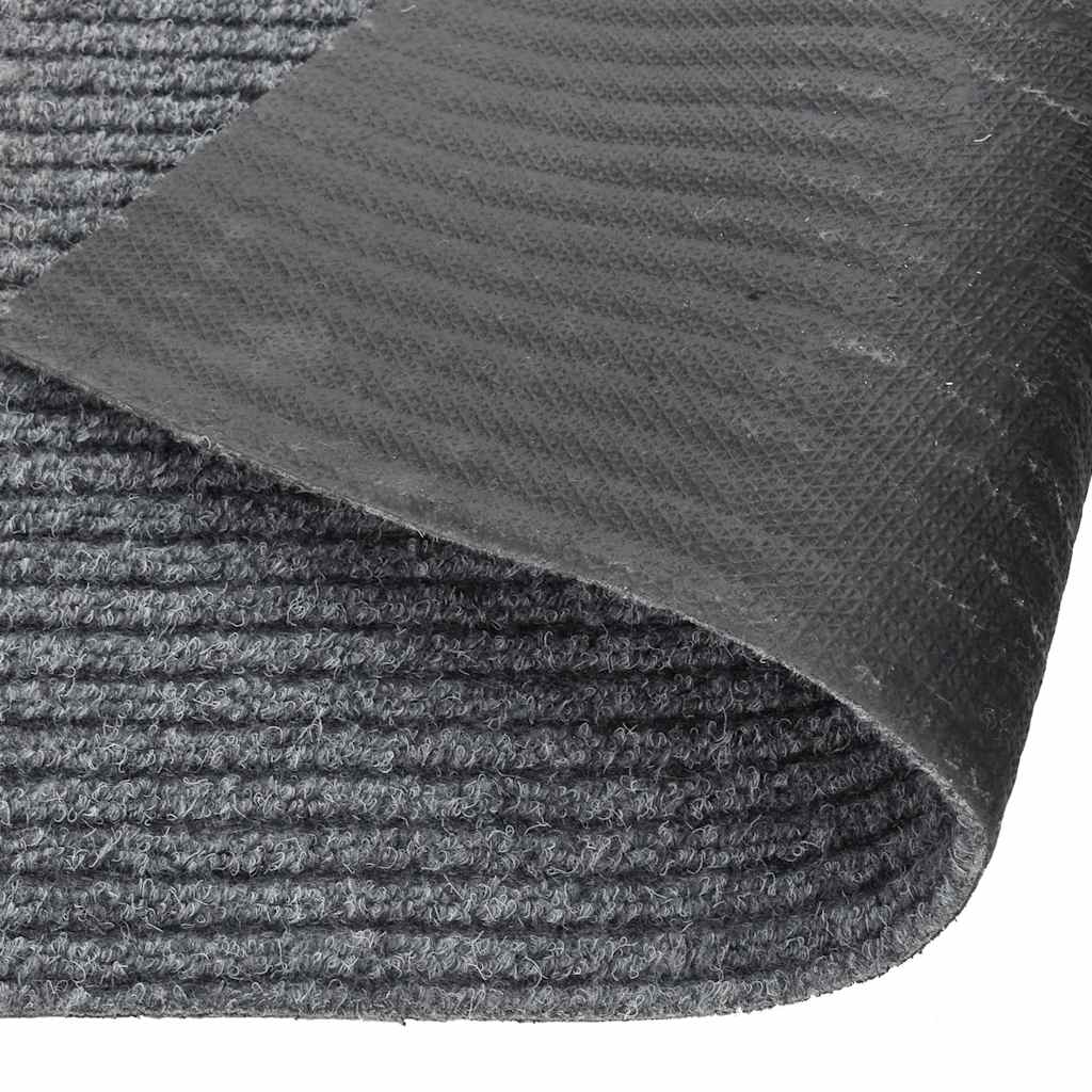 vidaXL Carpet Runner | Grey | 70% Polypropylene, 30% Polyester | 100 x 250 cm