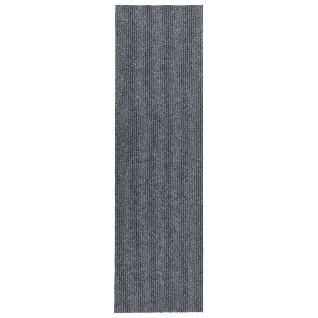 vidaXL Carpet Runner | Grey | 70% Polypropylene, 30% Polyester | 100 x 400 cm