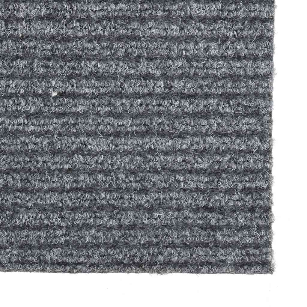 vidaXL Carpet Runner | Grey | 70% Polypropylene, 30% Polyester | 100 x 400 cm