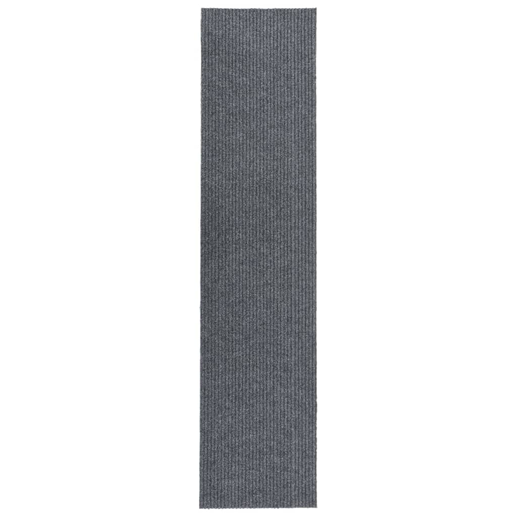vidaXL Carpet Runner | Grey | 70% Polypropylene, 30% Polyester | 100 x 450 cm