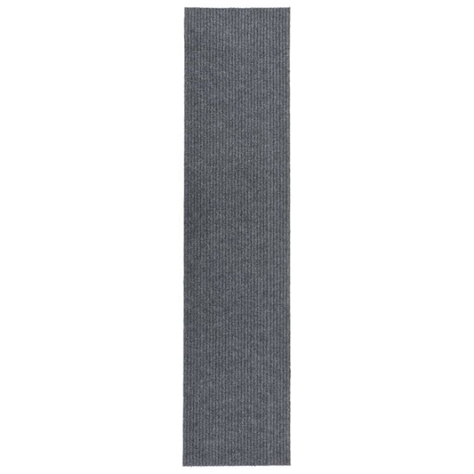 vidaXL Carpet Runner | Grey | 70% Polypropylene, 30% Polyester | 100 x 450 cm