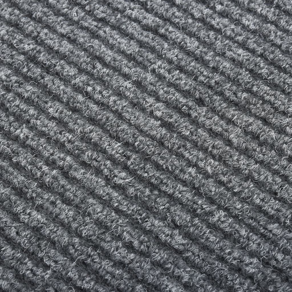 vidaXL Carpet Runner | Grey | 70% Polypropylene, 30% Polyester | 100 x 450 cm