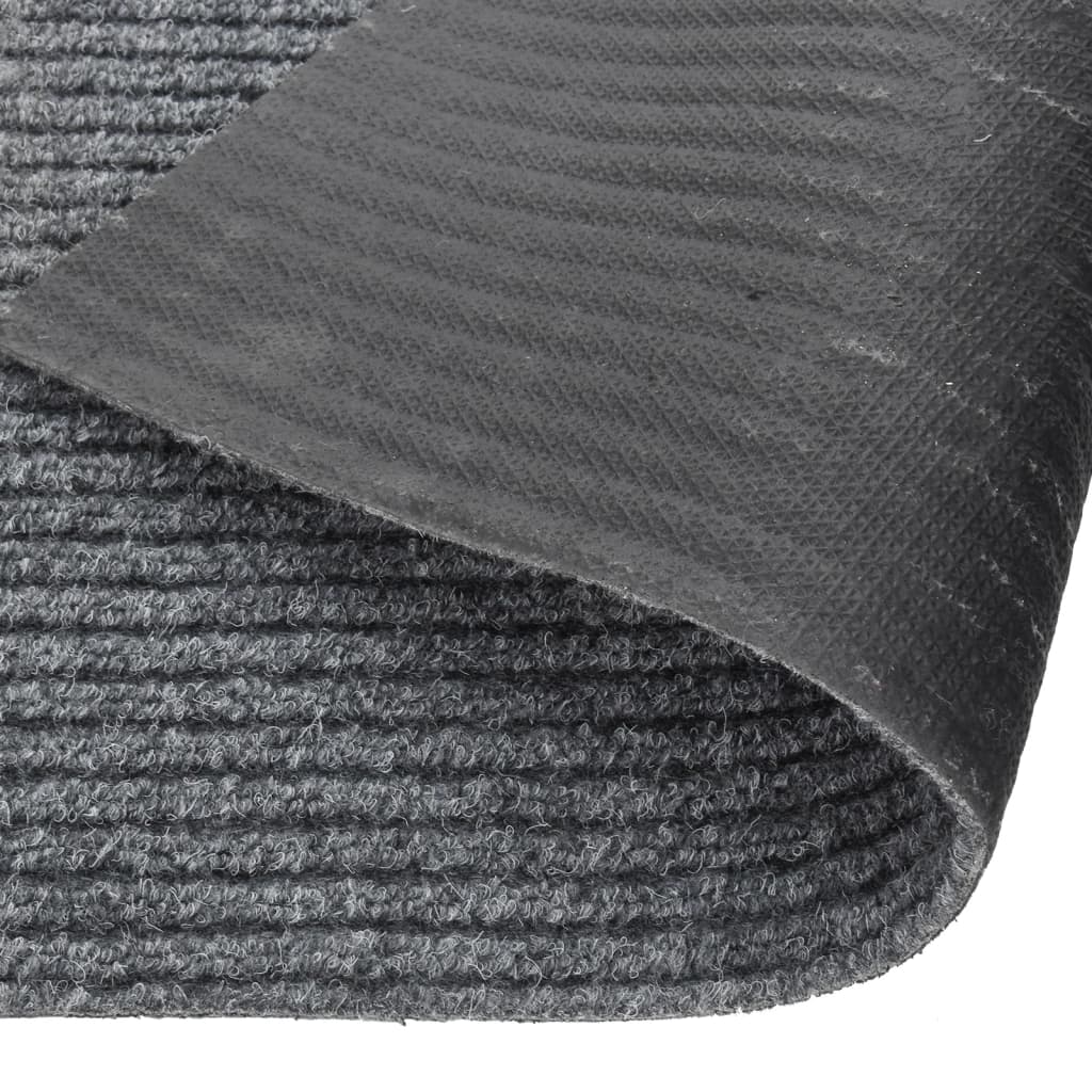 vidaXL Carpet Runner | Grey | 70% Polypropylene, 30% Polyester | 100 x 450 cm