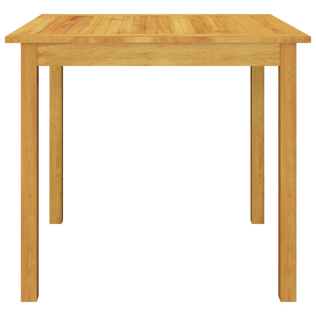 vidaXL Dining Set | Black | Solid Acacia wood | Small | Durable
