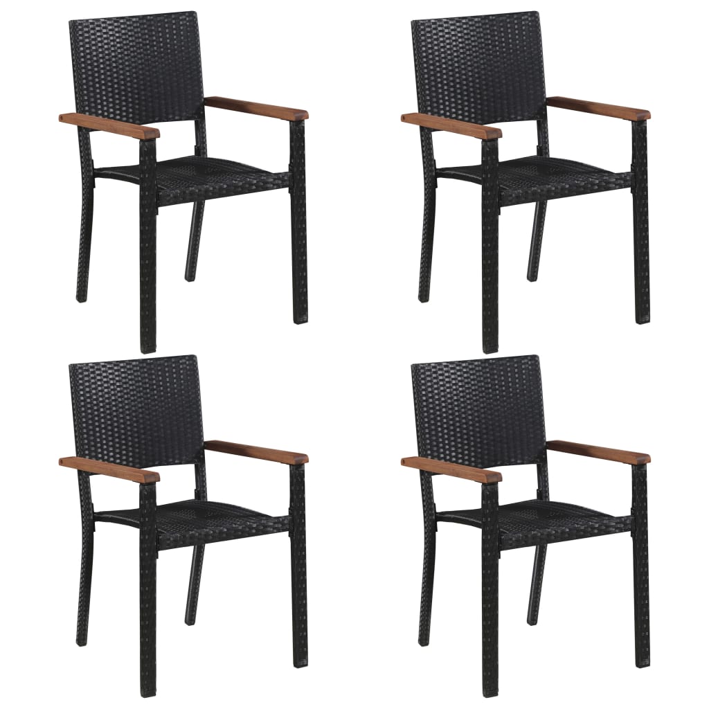 vidaXL Dining Set | Brown and black