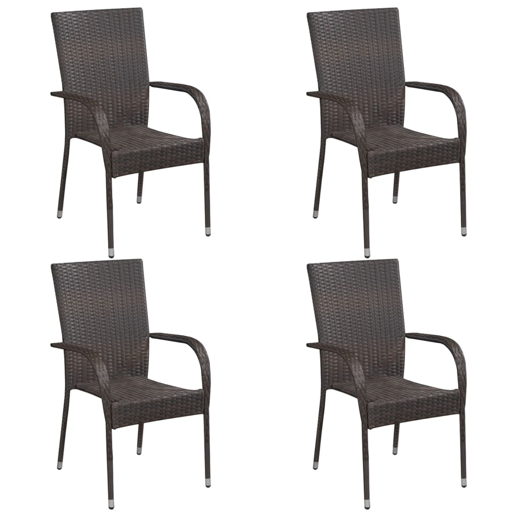 vidaXL Dining Set | Brown