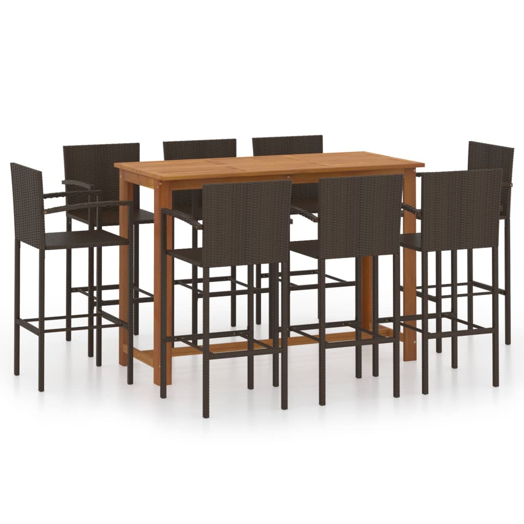vidaXL Garden Bar Set | Brown