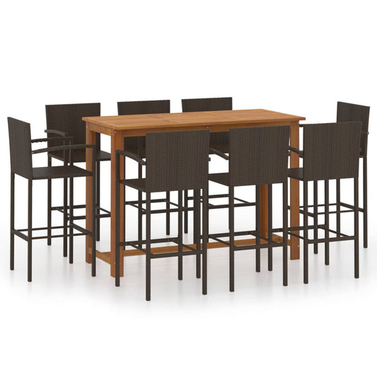 vidaXL Garden Bar Set | Brown