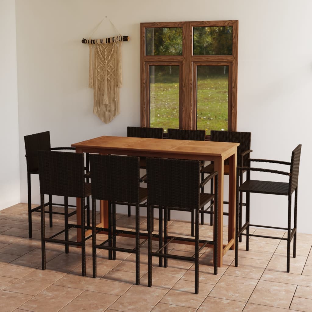 vidaXL Garden Bar Set | Brown