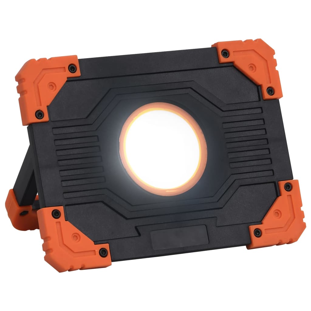149673 vidaXL Portable LED Spotlight ABS 10 W Cold White