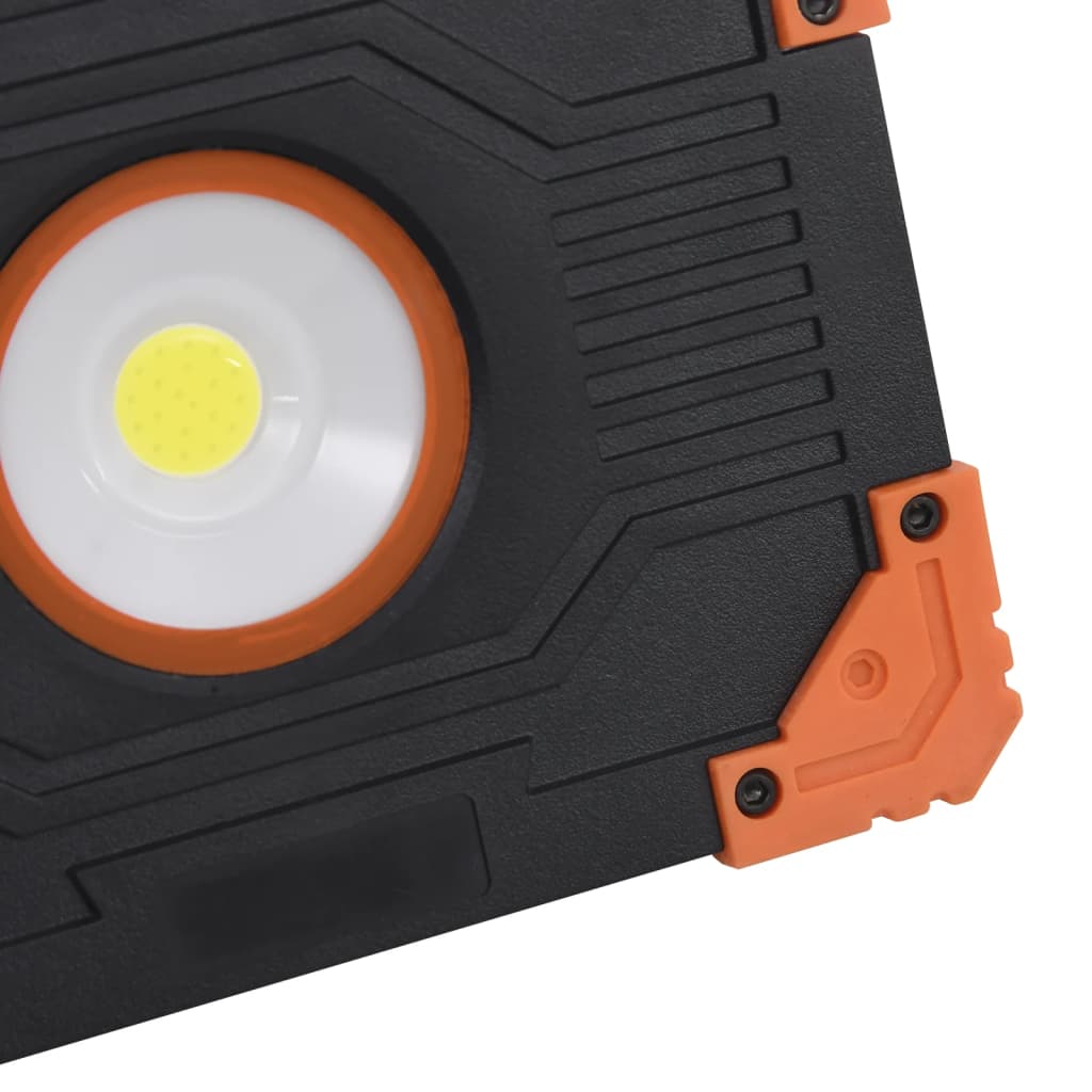 149673 vidaXL Portable LED Spotlight ABS 10 W Cold White