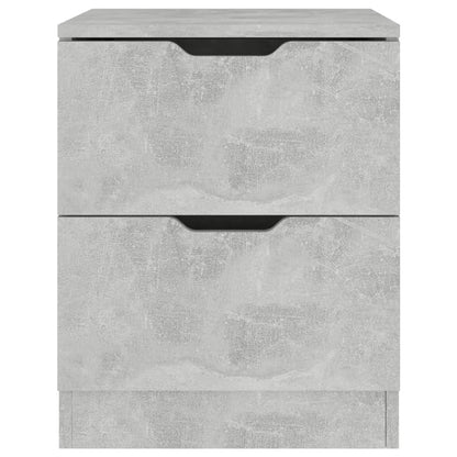 vidaXL Bedside Cabinet Concrete Grey 40x40x50 cm Engineered Wood