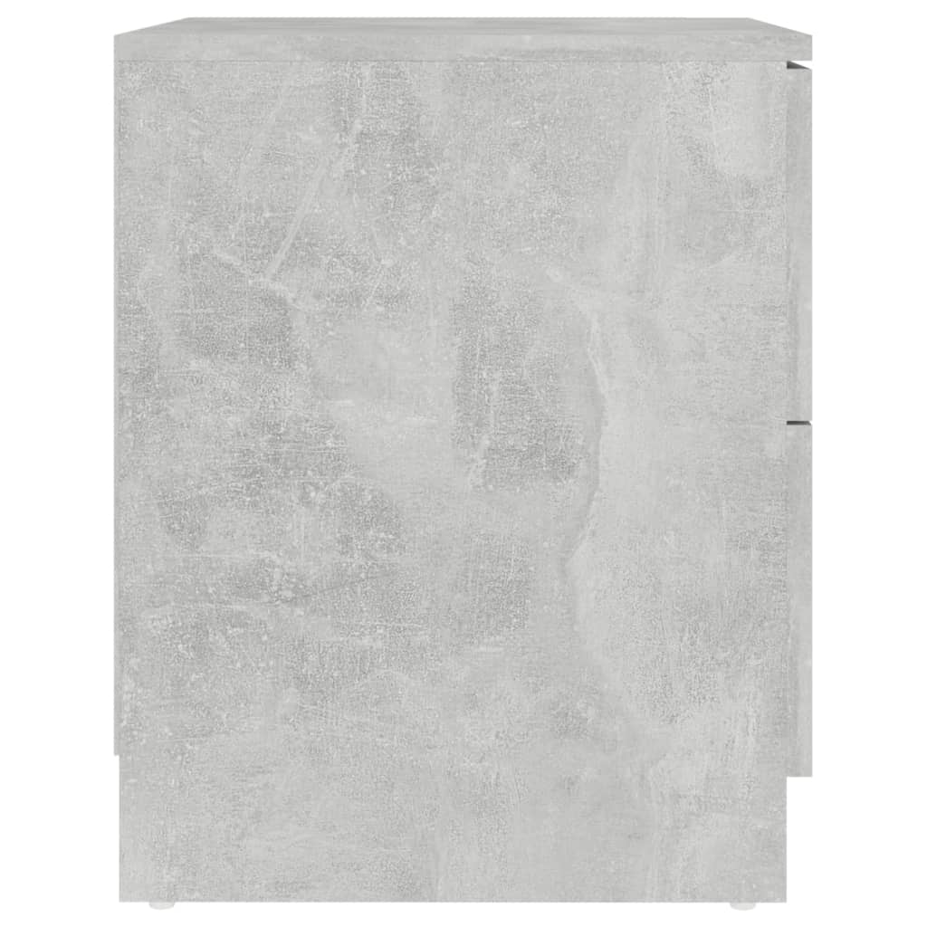 vidaXL Bedside Cabinet Concrete Grey 40x40x50 cm Engineered Wood
