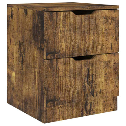 326739 vidaXL Bedside Cabinet Smoked Oak 40x40x50 cm Engineered Wood