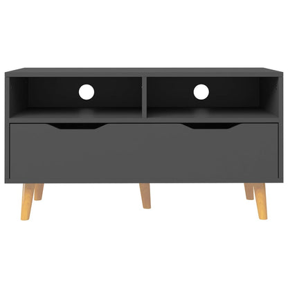 vidaXL TV Cabinet Grey 90x40x48.5 cm Engineered Wood