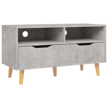 326781 vidaXL TV Cabinet Concrete Grey 90x40x48,5 cm Engineered Wood